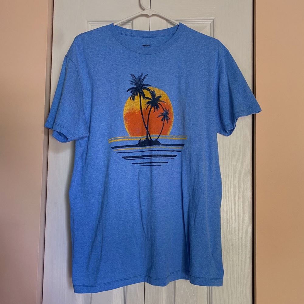 Unisex Palm Tree Sunset Tee